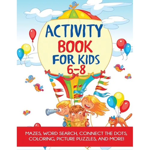 Activity Book for Kids 6-8