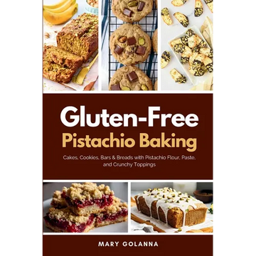 Gluten-Free Pistachio Baking: Cakes, Cookies, Bars & Breads with Pistachio Flour, Paste, and Crunchy Toppings - Paperback