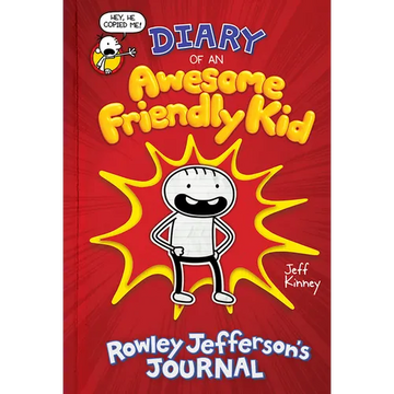 Diary of an Awesome Friendly Kid: Rowley Jefferson's Journal: From the Creator of Diary of a Wimpy Kid - Hardcover