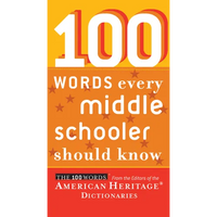100 Words Every Middle Schooler Should Know - Paperback