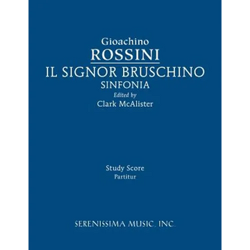 Il Signor Bruschino Sinfonia: Study score - Paperback