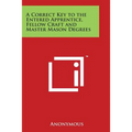 A Correct Key to the Entered Apprentice, Fellow Craft and Master Mason Degrees