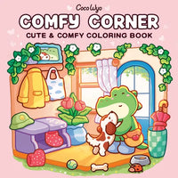 Comfy Corner: Coloring Book for Adults and Kids - Paperback