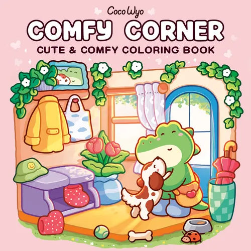 Comfy Corner: Coloring Book for Adults and Kids