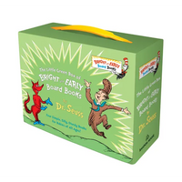 Little Green Boxed Set of Bright and Early Board Books: Fox in Socks; Mr. Brown Can Moo! Can You?; There's a Wocket in My Pocket!; Dr. Seuss's ABC - Hardcover