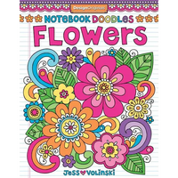 Notebook Doodles Flowers: Coloring & Activity Book - Paperback