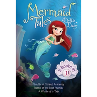 Mermaid Tales 3-Books-In-1!: Trouble at Trident Academy; Battle of the Best Friends; A Whale of a Tale - Paperback