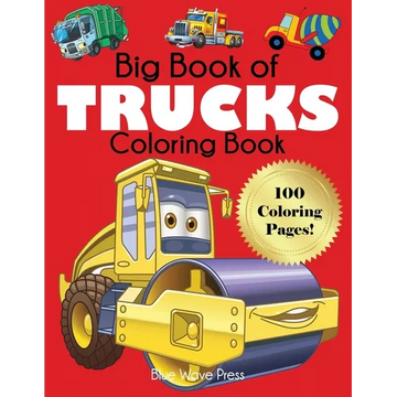 Big Book of Trucks Coloring Book - Paperback