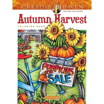Creative Haven Autumn Harvest Coloring Book - Paperback
