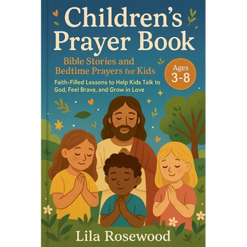 Children's Prayer Book: Bible Stories and Bedtime Prayers for Kids: Faith-Filled Lessons to Help Kids Talk to God, Feel Brave, and Grow in Love - Paperback