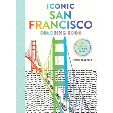 Iconic San Francisco Coloring Book - Paperback