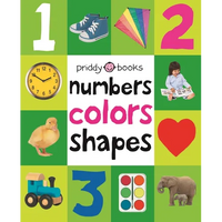 First 100 Numbers, Colors, Shapes: A Padded Book--Perfect for Little Hands to Hold - Hardcover