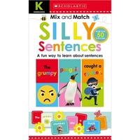 Mix & Match Silly Sentences Kindergarten Workbook: Scholastic Early Learners (Workbook) - Hardcover