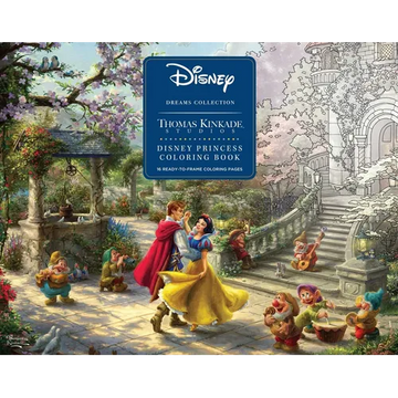Disney Dreams Collection Thomas Kinkade Studios Disney Princess Coloring Poster - Paperback