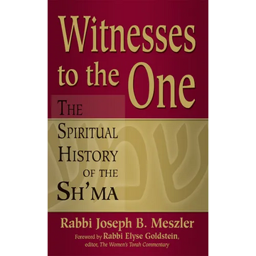 Witnesses to the One: The Spiritual History of the Sh'ma - Paperback
