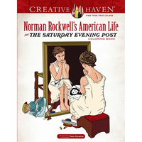Creative Haven Norman Rockwell's American Life from the Saturday Evening Post Coloring Book - Paperback