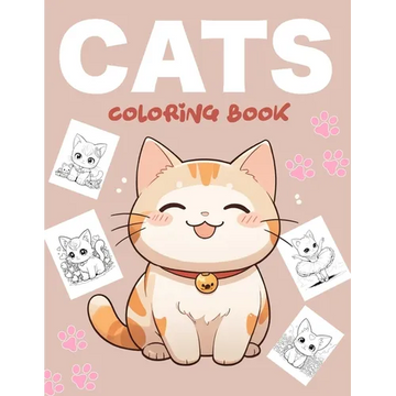 Cats Colorİng Book - Paperback
