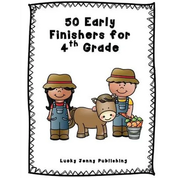 50 Early Finishers for 4th Grade - Paperback