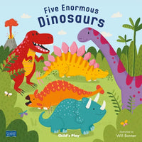 Five Enormous Dinosaurs - Board Book