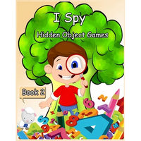 I Spy Hidden Object Games: Activity Book for Kids - Book 2- 80 Pages - Paperback