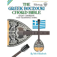 The Greek Bouzouki Chord Bible: CFAD Standard Tuning 1,728 Chords - Hardcover