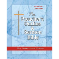 Preacher's Outline & Sermon Bible-NIV-Galatians-Colossians - Paperback