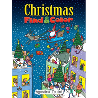 Christmas Find and Color - Paperback