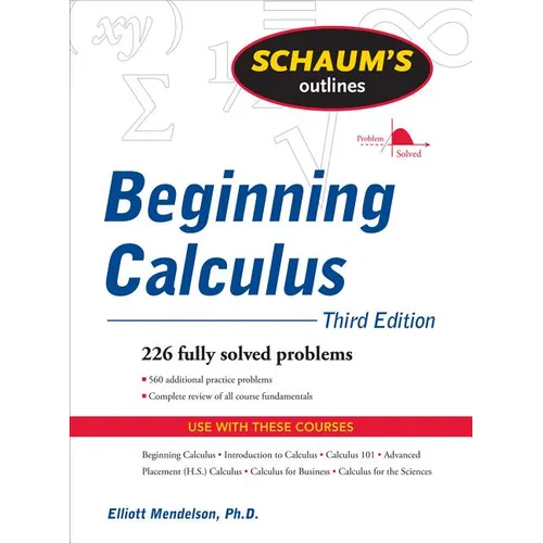 Schaum's Outline of Beginning Calculus