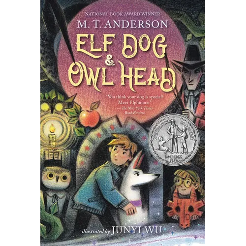 Elf Dog and Owl Head