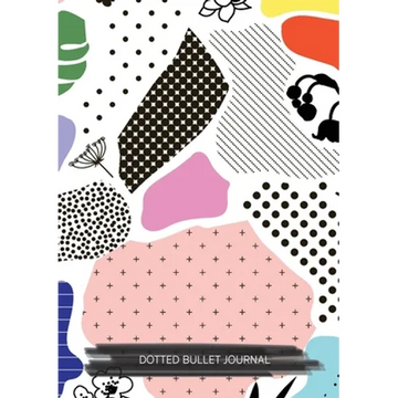 Abstract Multicolor - Dotted Bullet Journal: Medium A5 - 5.83X8.27 - Paperback