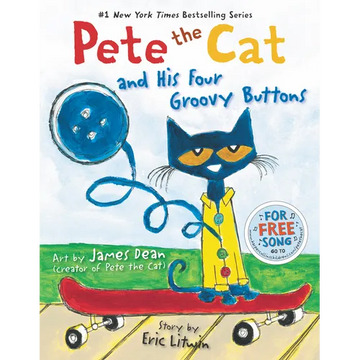 Pete the Cat and His Four Groovy Buttons - Hardcover