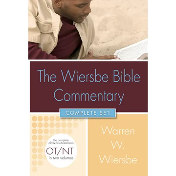 Wiersbe Bible Commentary 2 Vol Set - Hardcover