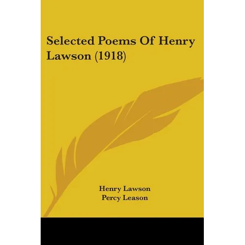 Selected Poems Of Henry Lawson (1918)