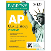 AP U.S. History Premium, 2027: 5 Practice Tests + Comprehensive Review + Online Practice - Paperback