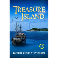 Treasure Island (Annotated, Large Print) - Paperback