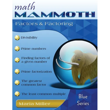 Math Mammoth Factors & Factoring - Paperback
