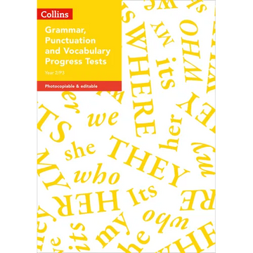 Year 2/P3 Grammar, Punctuation and Vocabulary Progress Tests - Paperback