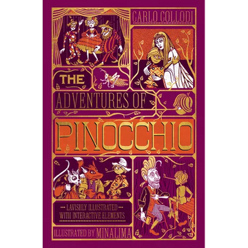 The Adventures of Pinocchio (Minalima Edition): (Ilustrated with Interactive Elements) - Hardcover