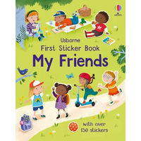 First Sticker Book My Friends - Paperback