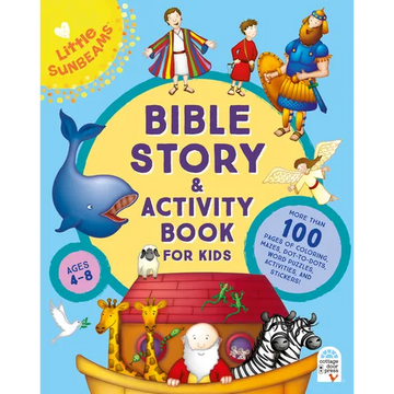 Bible Story and Activity Book for Kids (Little Sunbeams) - Paperback