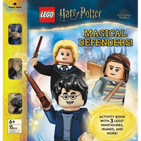 Lego Harry Potter: Magical Defenders: Activity Book with 3 Minifigures and Accessories - Hardcover