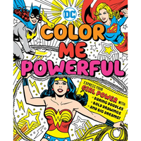 DC Super Heroes: Color Me Powerful! - Paperback