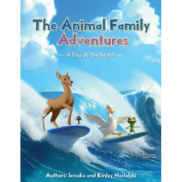 The Animal Family Adventures: A Day at the Beach - Paperback