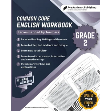Common Core English Workbook: Grade 2 - Paperback