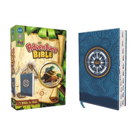 Niv, Adventure Bible, Leathersoft, Blue, Full Color, Thumb Indexed Tabs - Imitation Leather