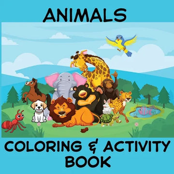 Animals Coloring Book - Paperback