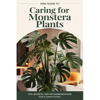 A mini-guide to caring for the Monstera plant - Paperback