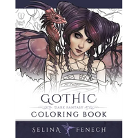 Gothic - Dark Fantasy Coloring Book - Paperback