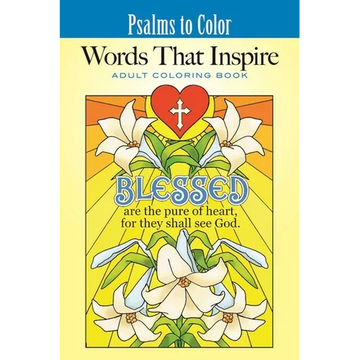 Psalms to Color: Words That Inspire - Paperback