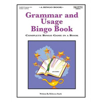 Grammar and Usage Bingo Book: Complete Bingo Game In A Book - Paperback